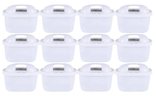 AquaHouse Wasserfilter kartuschen Kompatibel Ersatz für Brita Maxtra/Maxtra+ Filterpatronen (Pack von 12) von AquaHouse