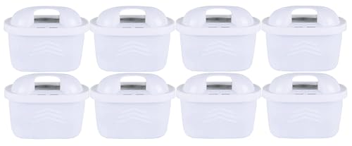 Aquahouse Wasserfilterpatronen kompatibel mit Brita Maxtra und Maxtra+ Filterkannen (8er-Pack) von AquaHouse