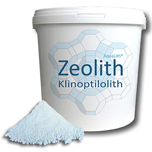 AquaLith® Zeolith Pulver Klinoptilolith 0-200µm rein ohne Zusätze 1750g Eimer von AquaLith