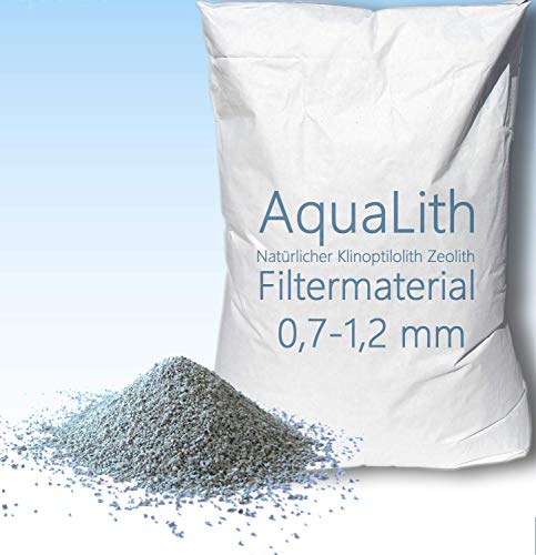AquaLith 25kg Filtermaterial Zeolith 0,7-1,2 mm für Koiteiche, Gartenteiche, Zierteiche und Schwimmteiche von AquaLith