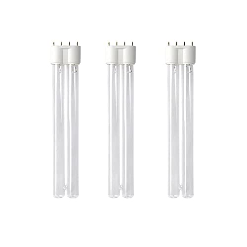 AquaOne 18 Watt UVC Ersatzlampe Wasserklärer 2G11 Sockel Klärer Leuchtmittel Lampe Filter 3er Set von AquaOne