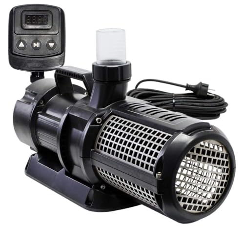 AquaOne CET-35000T regelbare Eco Teichpumpe 45-450 Watt 13000 bis 32000 L/h I Hochwertige Teichpumpe mit multifunktionalen Kontroller I Spezielle Pumpe für den Gartenteich I Filterpumpe Teich AquaOne CET-35000T regelbare Eco Teichpumpe 45-450 Watt 13000 bis 32000 L/h I Hochwertige Teichpumpe mit multifunktionalen Kontroller I Spezielle Pumpe für den Gartenteich I Filterpumpe Teich von AquaOne