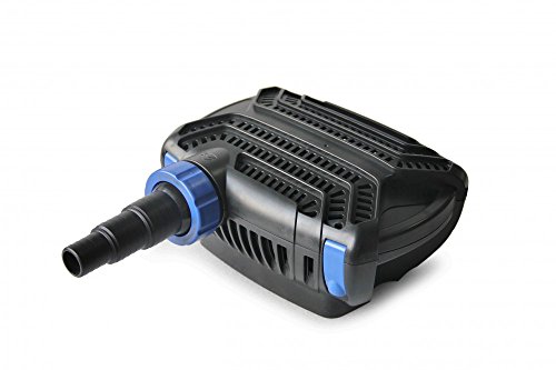 AquaOne Eco Teichpumpe CTF-B 5000 30 Watt 5000l /h I Hochwertige Teichpumpe mit Filter I Spezielle Pumpe für den Gartenteich I Filterpumpe Teich I Teich Pumpe von AquaOne