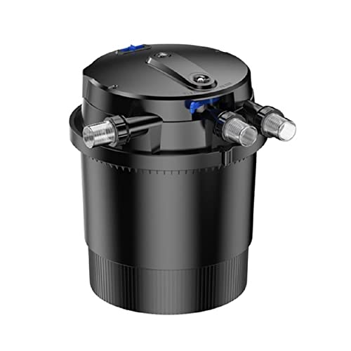 AquaOne Druckteichfilter CPU-20000 I Teichfilter für Teiche bis 40.000 Liter I Bio Teich Filter inkl.36 Watt UVC-Klärer mit automatischer Reinigung und Zeitschalter von AquaOne