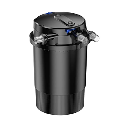 AquaOne Druckteichfilter CPU-30000 I Teichfilter für Teiche bis 60.000 Liter I Bio Teich Filter inkl.55 Watt UVC-Klärer mit automatischer Reinigung und Zeitschalter von AquaOne