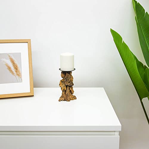 AquaOne Kerzenständer Amsterdam I Treibholz Natur Stumpenkerzen Ständer Größe M 15-17 cm Naturholz Rustikal I Holz Möbel Deko I Handarbeit Wurzel Unikat AquaOne Kerzenständer Amsterdam I Treibholz Natur Stumpenkerzen Ständer Größe M 15-17 cm Naturholz Rustikal I Holz Möbel Deko I Handarbeit Wurzel Unikat von AquaOne