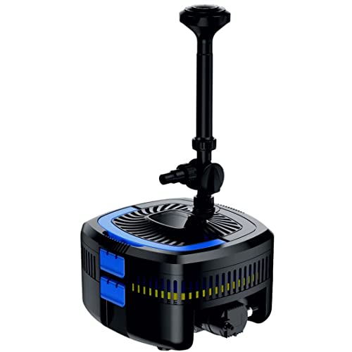 AquaOne Teichfilter CUF-2800 I UVC Klärer 11 Watt I Filter mit Fontäne 3000L/h I Teichpumpe Teichfilter Teichfontäne UVC Lampe I Kombinationsgerät für Garten Teich Springbrunnen AquaOne Teichfilter CUF-2800 I UVC Klärer 11 Watt I Filter mit Fontäne 3000L/h I Teichpumpe Teichfilter Teichfontäne UVC Lampe I Kombinationsgerät für Garten Teich Springbrunnen von AquaOne