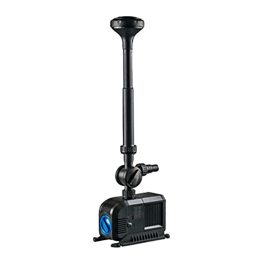 AquaOne Teichfontäne HJ 4503 I Multifunktions Unterwasser Pumpe mit Fontäne 5000 L/h I Springbrunnenpumpe 80W I Teichpumpe Gartenpumpe Brunnenpumpe für Garten Teich Brunnen von AquaOne