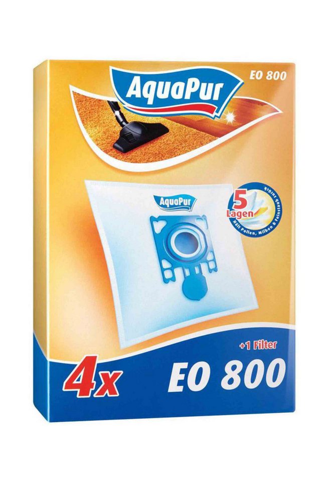 AquaPur Staubsaugerbeutel Aquapur Staubsaugerbeutel 4 Tüten + 1 Abluftfilter AquaPur Staubsaugerbeutel Aquapur Staubsaugerbeutel 4 Tüten + 1 Abluftfilter von AquaPur