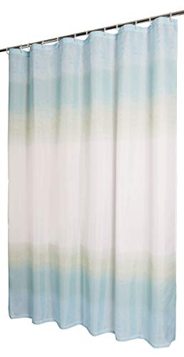 'aquaSu® Duschvorhang Farbig, Antibakteriell, Anti-Schimmel, Mit Beschwerungsband, 180 x 200 cm von aquaSu
