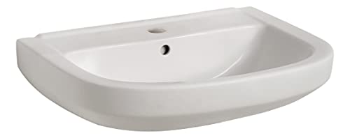 'aquaSu® Handwaschbecken luCanto, 50 cm, Weiß, Waschtisch, Gäste-WC von aquaSu