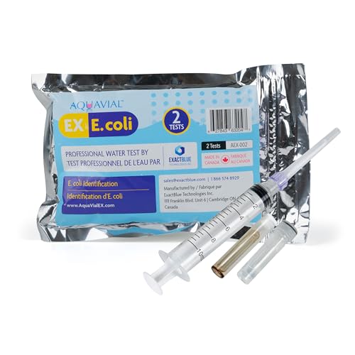 AQUQVIAL Bakterien Wasser Test Set Wassertester Wassertest-Kit Für E Coli Bakterien Trinkwasser Trinkwassertest Leitungswasser Brunnenwasser Teich See Flüss Pool Trinkwasserqualität Tester AQUQVIAL Bakterien Wasser Test Set Wassertester Wassertest-Kit Für E Coli Bakterien Trinkwasser Trinkwassertest Leitungswasser Brunnenwasser Teich See Flüss Pool Trinkwasserqualität Tester von AquaVial