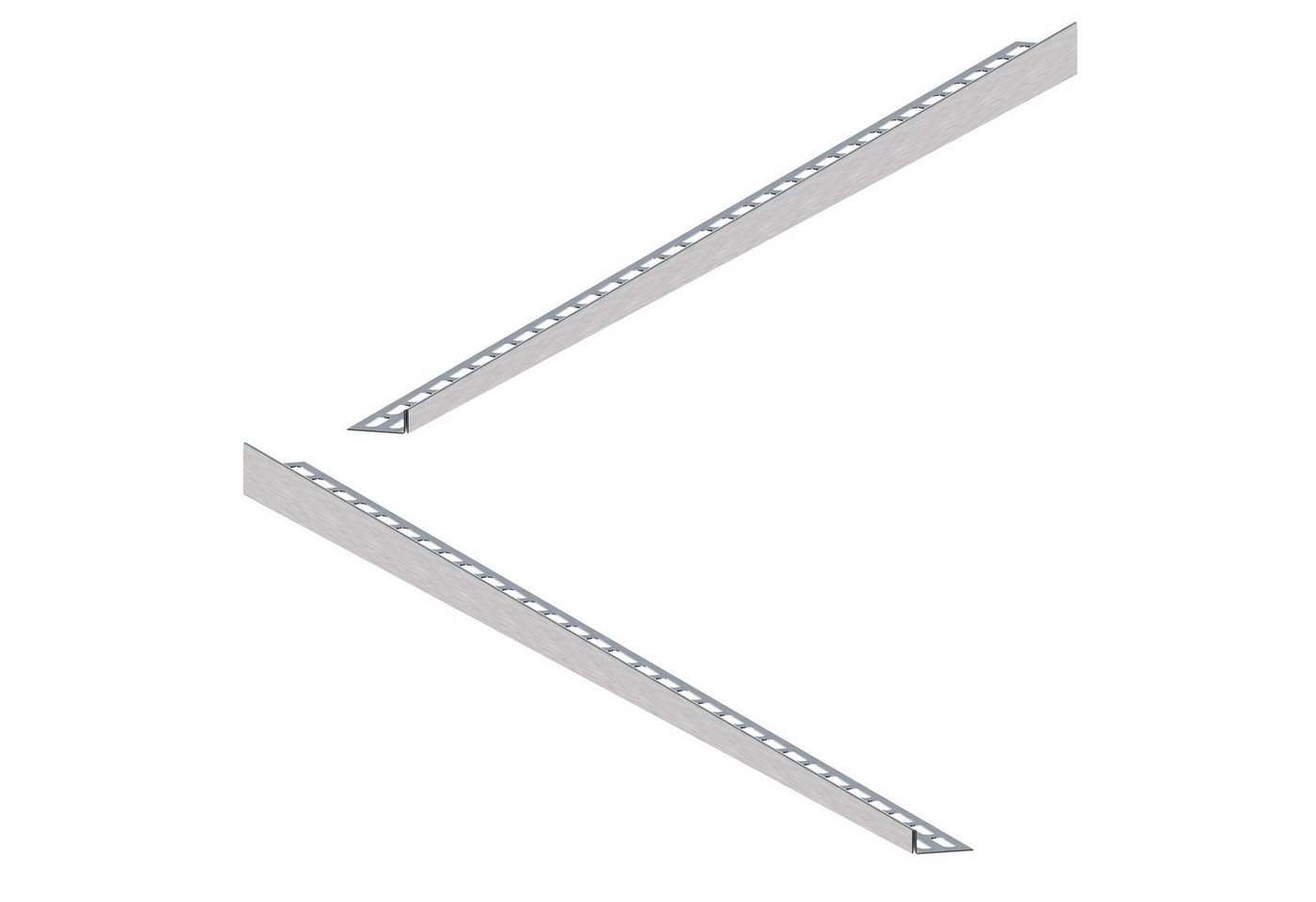 Aquabad® Übergangsprofil Clive Gefälleprofil für begehbare Dusche, 100cm, paar, Fliesenstärke max 10mm von Aquabad®
