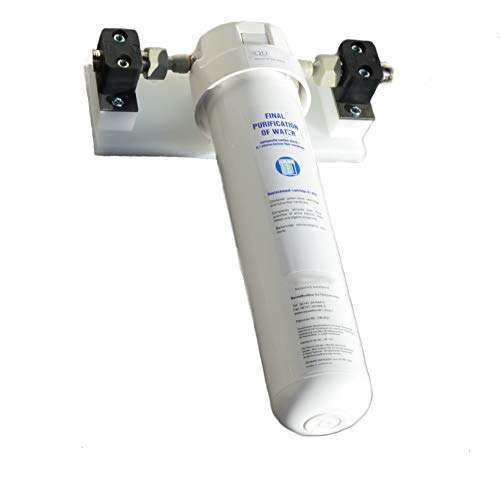 Aquadea® Untertischfilter Wasserfilter OKATO Solo Quick Change System - Carbon-Block Aktivkohleblock mit Hohlfaser-Membran-Keimsperre, Filterpatronen Wechsel innerhalb 1 Minute - selbst machen - unschlagbar - hygienisch - einfach von Aquadea
