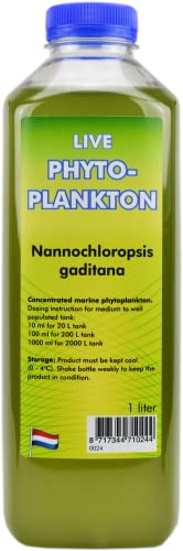 Aquadip Phytoplankton Nannochloropsis gaditana 1 Liter | Versand: Dienstag | Zierfisch Lebendfutter von Aquadip