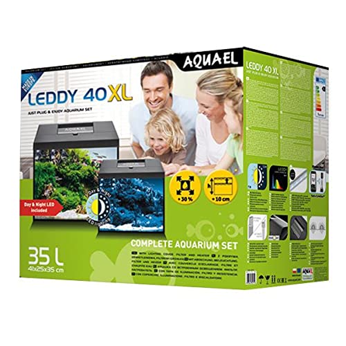 AQUARIEN Set Leddy 40 XL Czarny D&N 2.0 von Aquael