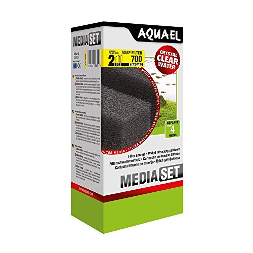 Aquael Standard Schaumstoff für Filter ASAP 700 Für Aquarien 2 teilig von Aquael