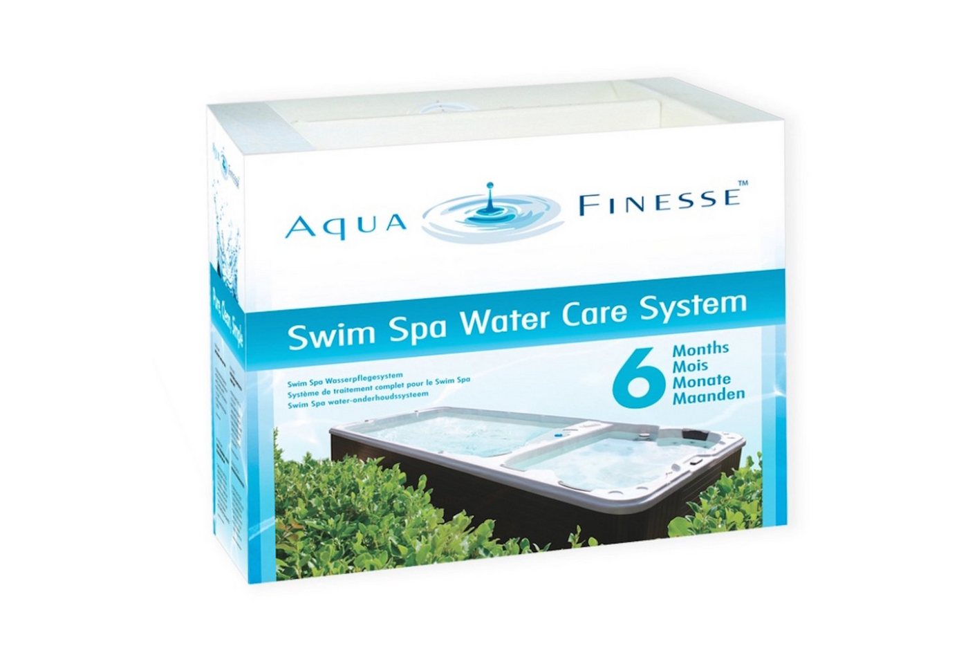 Aquafinesse Poolpflege AquaFinesse Swim Spa Water Care Box Wasserpflegebox Komplettset von Aquafinesse