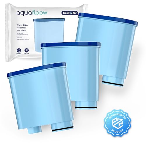 Aquafloow 3x Wasserfilter CLEANI für Saeco und Philips Kaffeevollautomaten | Kompatibel mit Philips AquaClean CA6903/10 CA6903/22 CA6903 Kalkfilter, Filterpatrone für Saeco und Philips Kaffeemaschinen von Aquafloow