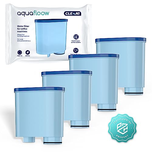 Aquafloow 4x Wasserfilter CLEANI für Saeco und Philips Kaffeevollautomaten | Kompatibel mit Philips AquaClean CA6903/10 CA6903/22 CA6903 Kalkfilter, Filterpatrone für Saeco und Philips Kaffeemaschinen von Aquafloow