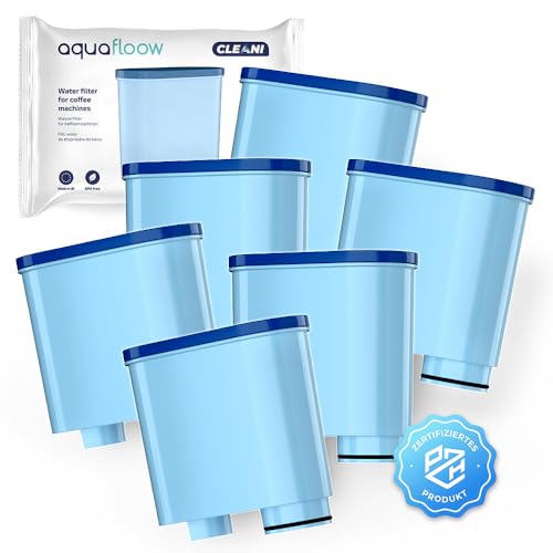 Aquafloow 6x Wasserfilter CLEANI für Saeco und Philips Kaffeevollautomaten | Kompatibel mit Philips AquaClean CA6903/10 CA6903/22 CA6903 Kalkfilter, Filterpatrone für Saeco und Philips Kaffeemaschinen von Aquafloow