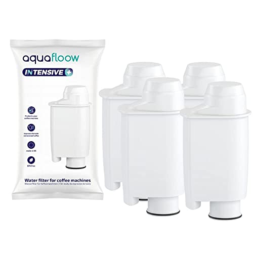 Aquafloow Intensive+ 4x Wasserfilter für Kaffeevollautomat Saeco | Ersatz für Brita Intenza+ Wasserfilter | Kompatibel Mit Saeco CA6702/00, Passt zu Saeco® CA6702/00, Gaggia (4 Pack) von Aquafloow