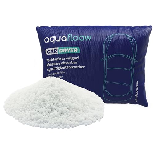 Aquafloow Luftentfeuchter Auto Wiederverwendbar | Anti Beschlag Auto Entfeuchter Wiederverwendbar | Entfeuchter Kissen Für Beschlagene Autoscheiben | Perfekt Für Auto, Wohnmobile (0,2kg) von Aquafloow