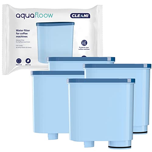 Aquafloow Wasserfilter kompatibel mit Philips AquaClean CA6903/10 CA6903/22 CA6903 Kalkfilter, Aqua Clean Filterpatrone für Philips Kaffeevollautomaten (4er Pack) von Aquafloow