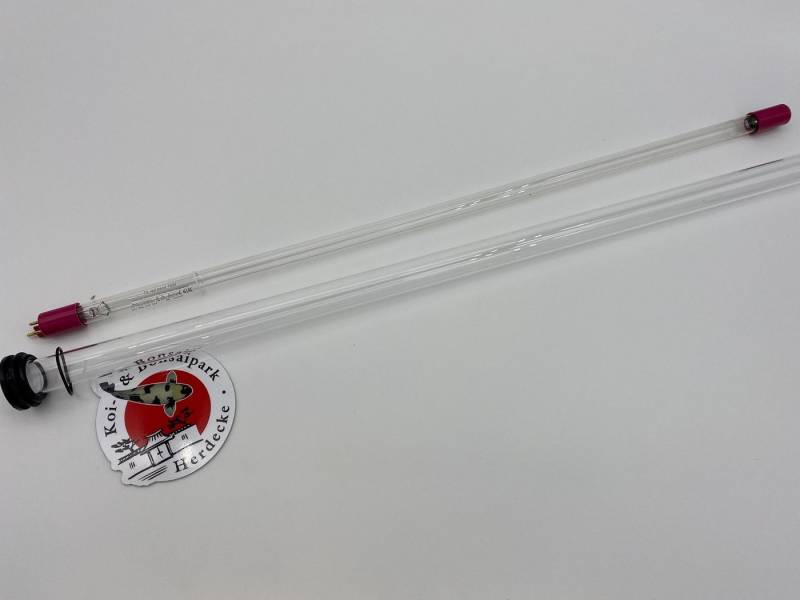 Aquaforte UVC-Klärer Aquaforte 75 Watt UVC Set Lampe & Glas für Tauch UVC Länge 66 cm von Aquaforte