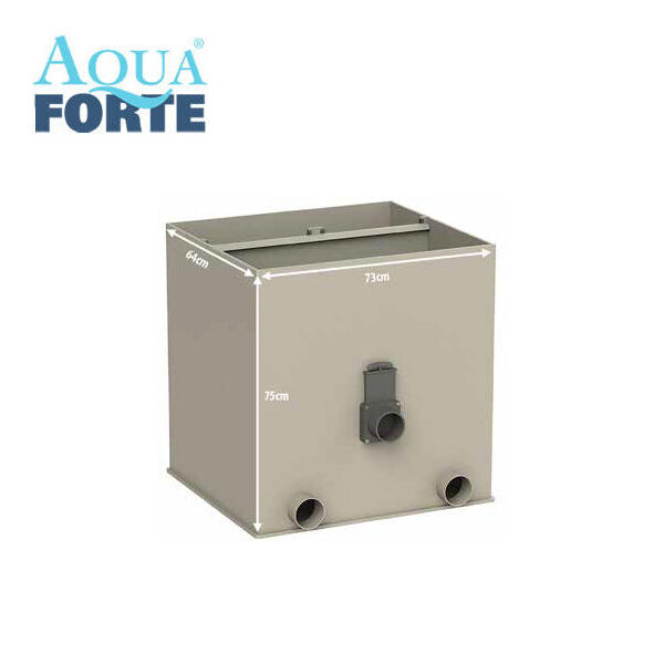 Ultra Sieve Low XL Extra Breit mit 3 Eingängen von Aquaforte