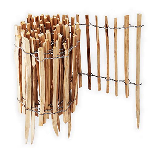 15m Aquagart Staketenzaun Rollboarder 50cm hoch Lattenabstand 4-6cm Gartenzaun Perfekt als Beeteinfassung und Beetumrandung oder Weg Abgrenzung Langlebiger Holzzaun Holz Zaun Rollzaun 15m Aquagart Staketenzaun Rollboarder 50cm hoch Lattenabstand 4-6cm Gartenzaun Perfekt als Beeteinfassung und Beetumrandung oder Weg Abgrenzung Langlebiger Holzzaun Holz Zaun Rollzaun von Aquagart