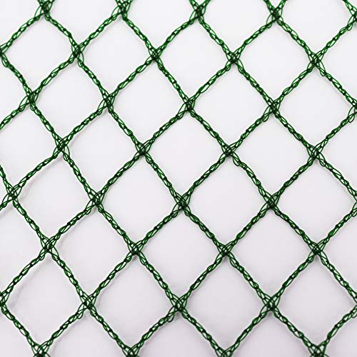 Aquagart® Teichnetz, dunkelgrün, engmaschig: Maschenweite 15mm x 15mm, Laubnetz, Teichabdecknetz, Vogelabwehrnetz, Reihernetz robust Verschiedene Größen (10m, 12m breit grün) von Aquagart