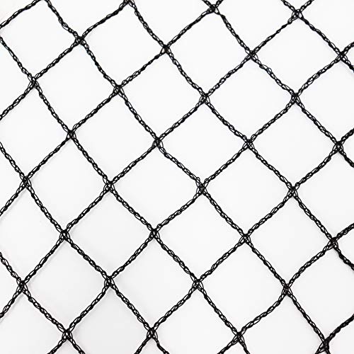 Aquagart® Teichnetz 14m x 12m Vogelschutz 20mm x 20mm Maschenweite I Pool Laubnetz schwarz I Obstbaumnetz feinmaschig I Beet Netz stabil I Silonetz I Fischteichnetz Reiherschutz I Volierennetz von Aquagart