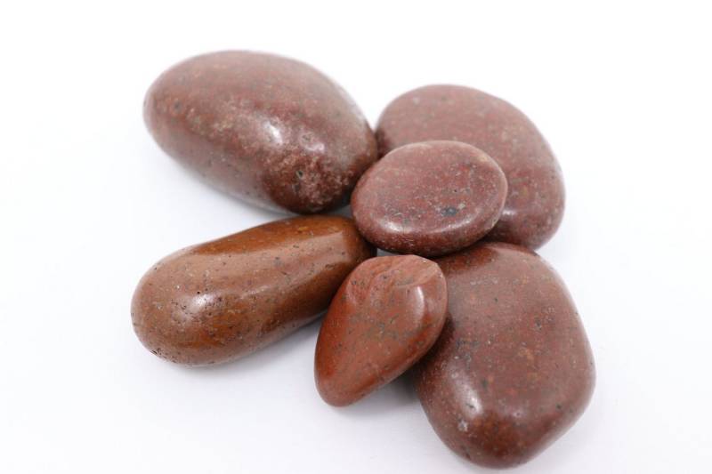 Aquagart Zierkies 120kg Polierter Kiesel Flusskiesel Gartenkies Zierkies rot, (1 St) Aquagart Zierkies 120kg Polierter Kiesel Flusskiesel Gartenkies Zierkies rot, (1 St) von Aquagart