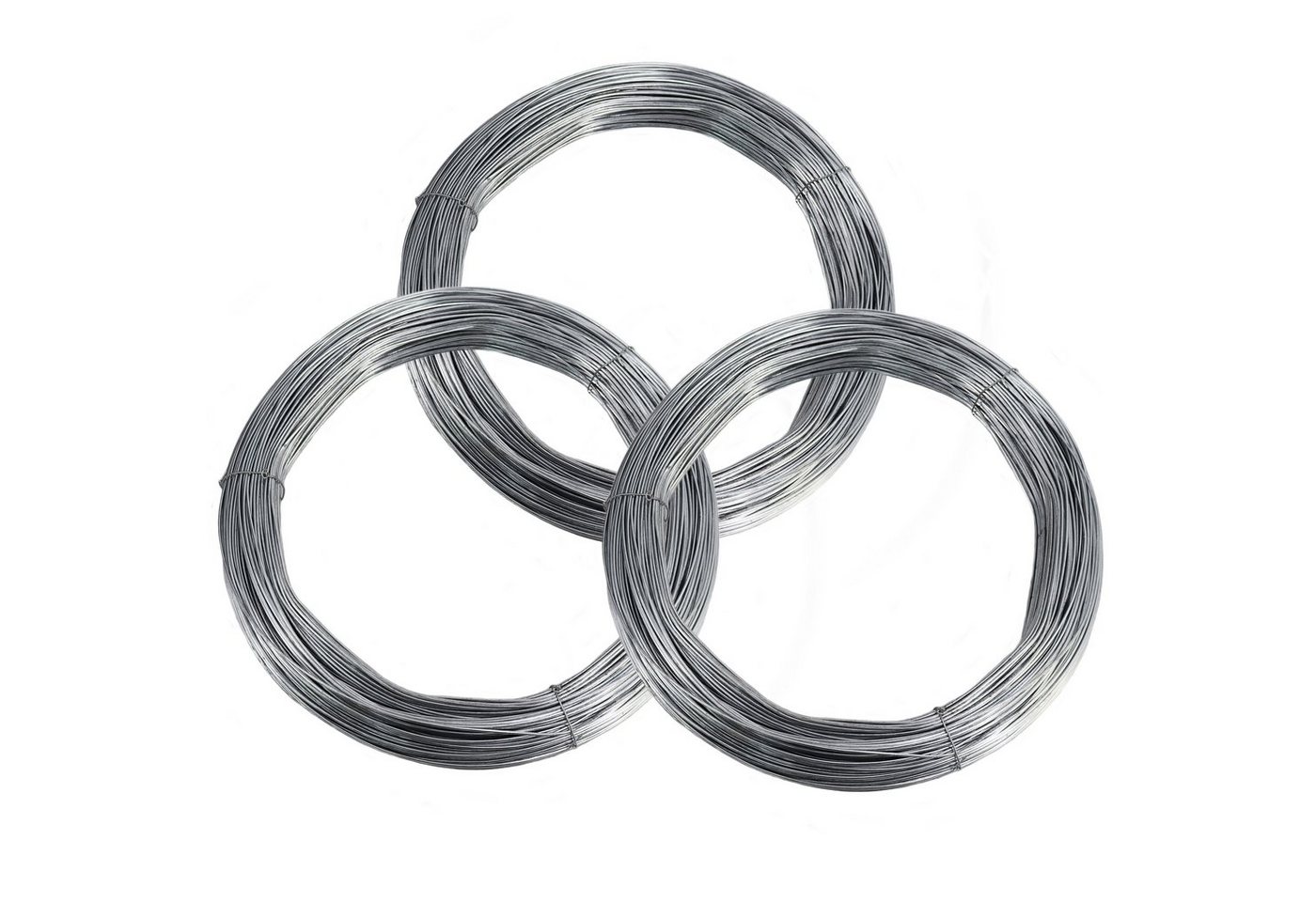 Aquagart Spanndraht 500m Spanndraht 3,0mm für Wildzaun Forstzaun Weidezaun Knotengeflecht, (1St) Aquagart Spanndraht 500m Spanndraht 3,0mm für Wildzaun Forstzaun Weidezaun Knotengeflecht, (1St) von Aquagart