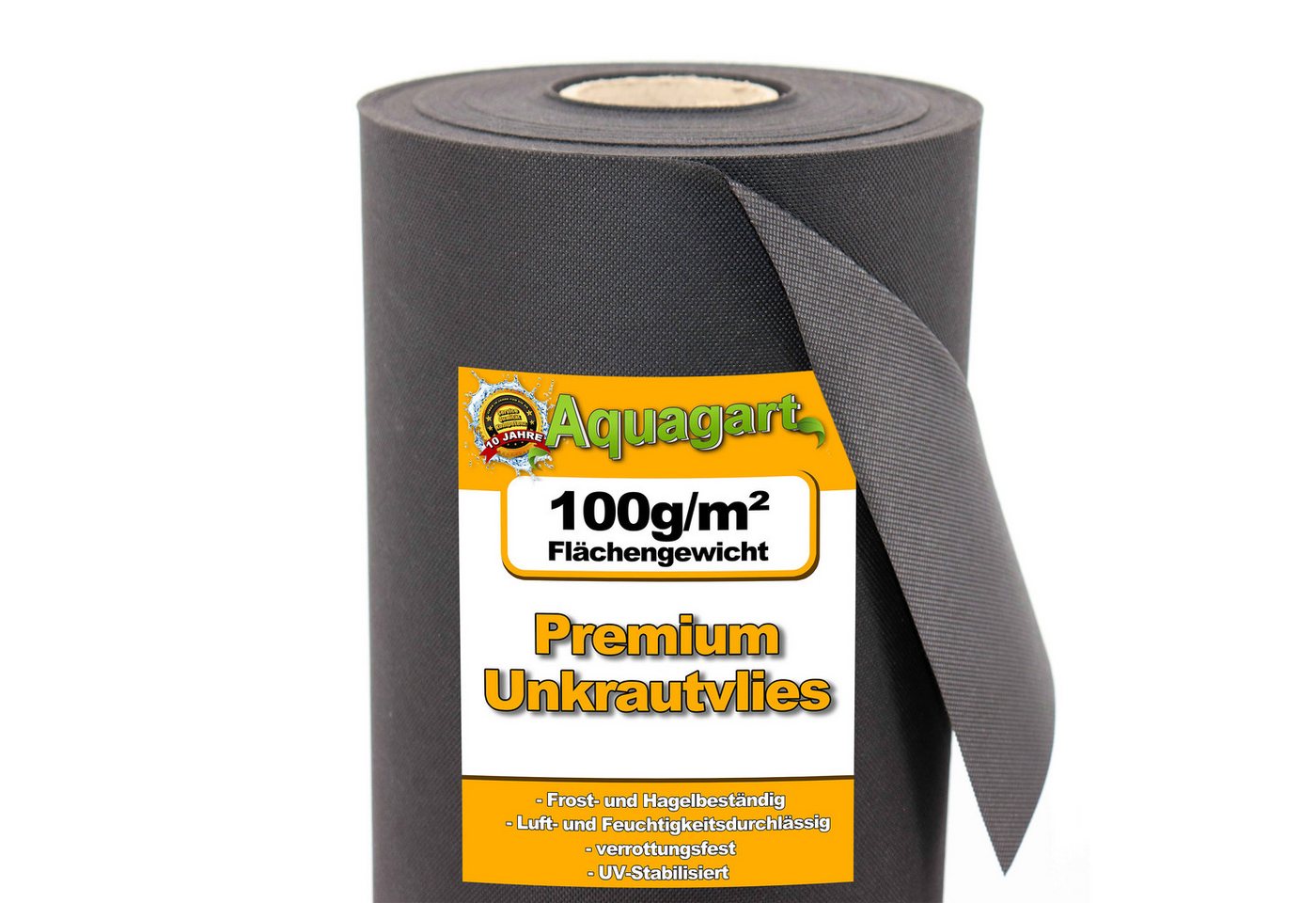 Aquagart Unkrautvlies 16m² Gartenvlies Unkrautvlies Mulchvlies 100g 1,6m br., (1-St) Aquagart Unkrautvlies 16m² Gartenvlies Unkrautvlies Mulchvlies 100g 1,6m br., (1-St) von Aquagart