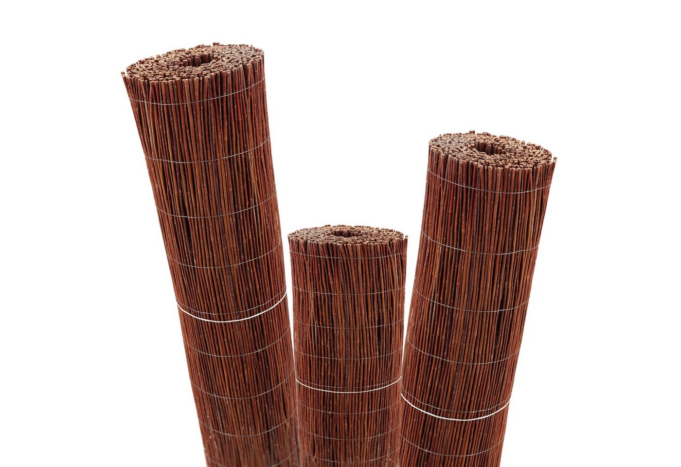Aquagart Weidenzaun Aquagart Weidenmatte 25m x 80 cm I Sichtschutzmatte aus Weiden, (1-St) von Aquagart