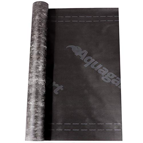 Hochwertige diffusionsoffene Unterspannbahn von Aquagart I 100m Schalungsbahn schwarz 130g/m² 1,5m breit SD-Wert: 0,02m I Dachfolie wasserdicht & atmungsaktiv I Dachbahn Dachpappe Dachunterspannbahn Hochwertige diffusionsoffene Unterspannbahn von Aquagart I 100m Schalungsbahn schwarz 130g/m² 1,5m breit SD-Wert: 0,02m I Dachfolie wasserdicht & atmungsaktiv I Dachbahn Dachpappe Dachunterspannbahn von Aquagart