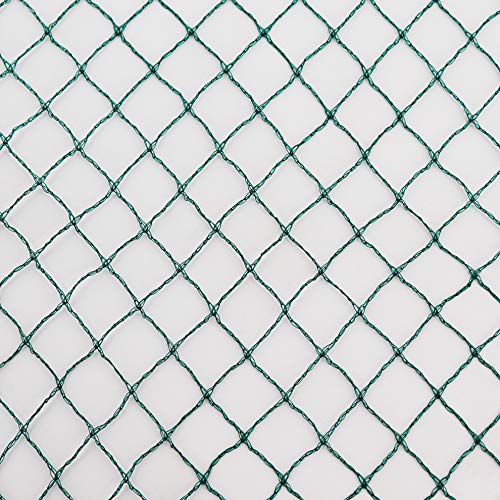 Vielseitiges Teichnetz 10m x 10m grün 17mm x 17mm Masche I Aquagart Laubschutznetz Teich Abdecknetz Vogelschutznetz Gartennetz Baumnetz von Aquagart