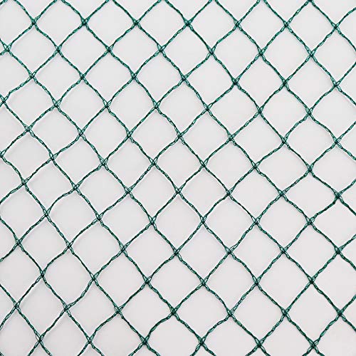 Vielseitiges Teichnetz 12m x 10m grün 17mm x 17mm Masche I Aquagart Laubschutznetz Teich Abdecknetz Vogelschutznetz Laubnetz Teichabdeckung von Aquagart