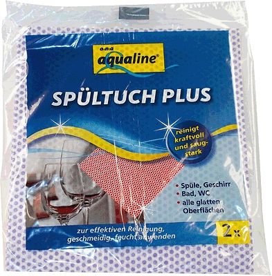 aqualine 9006-02058 Spültuch Plus, 35 x 38 cm von Aqualine