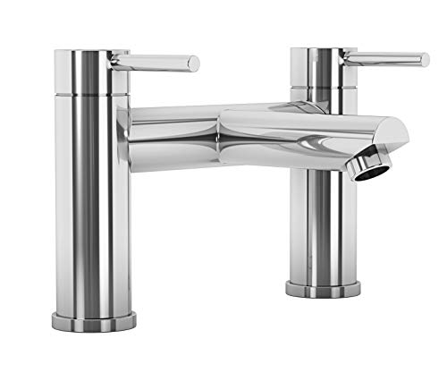 Aqualisa CB.DBF.19 Deck Mounted Bath Filler Taps Badezimmer-Wasserhähne, Chrome von Aqualisa