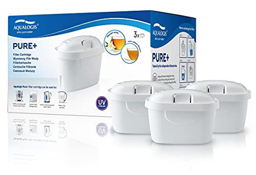 Aqualogis Pure+ Wasserfilter, kompatibel mit Maxtra+ Maxtra für Style Marella Cool Mavea Elemaris (3) von Aqualogis