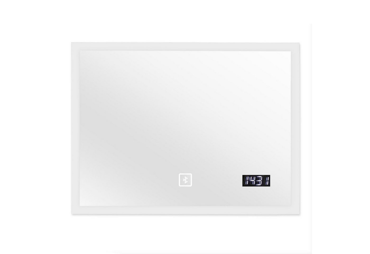 Aquamarin Badezimmerspiegelschrank Badspiegel mit LED - Touchschalter, Digitaluhr - Badezimmerspiegel Aquamarin Badezimmerspiegelschrank Badspiegel mit LED - Touchschalter, Digitaluhr - Badezimmerspiegel von Aquamarin