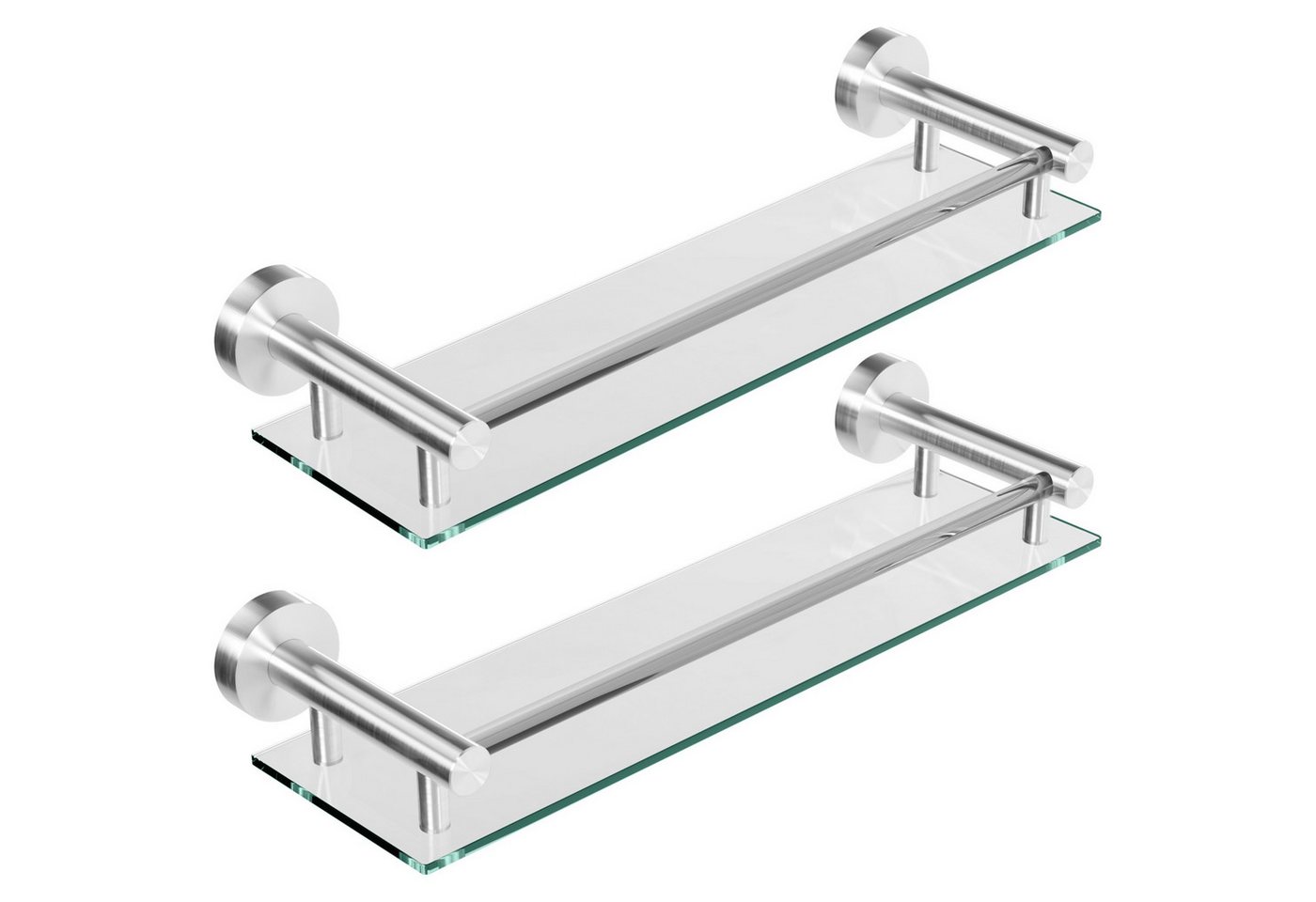 Aquamarin Wandregal Glasablage Badablage Glasregal Badezimmerregal Bad Accessories, 2-tlg. Aquamarin Wandregal Glasablage Badablage Glasregal Badezimmerregal Bad Accessories, 2-tlg. von Aquamarin