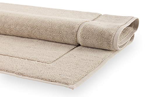 Aquanova Badteppich London Linnen 60x60 60x100 70x120, Größe:60x100 von Aquanova