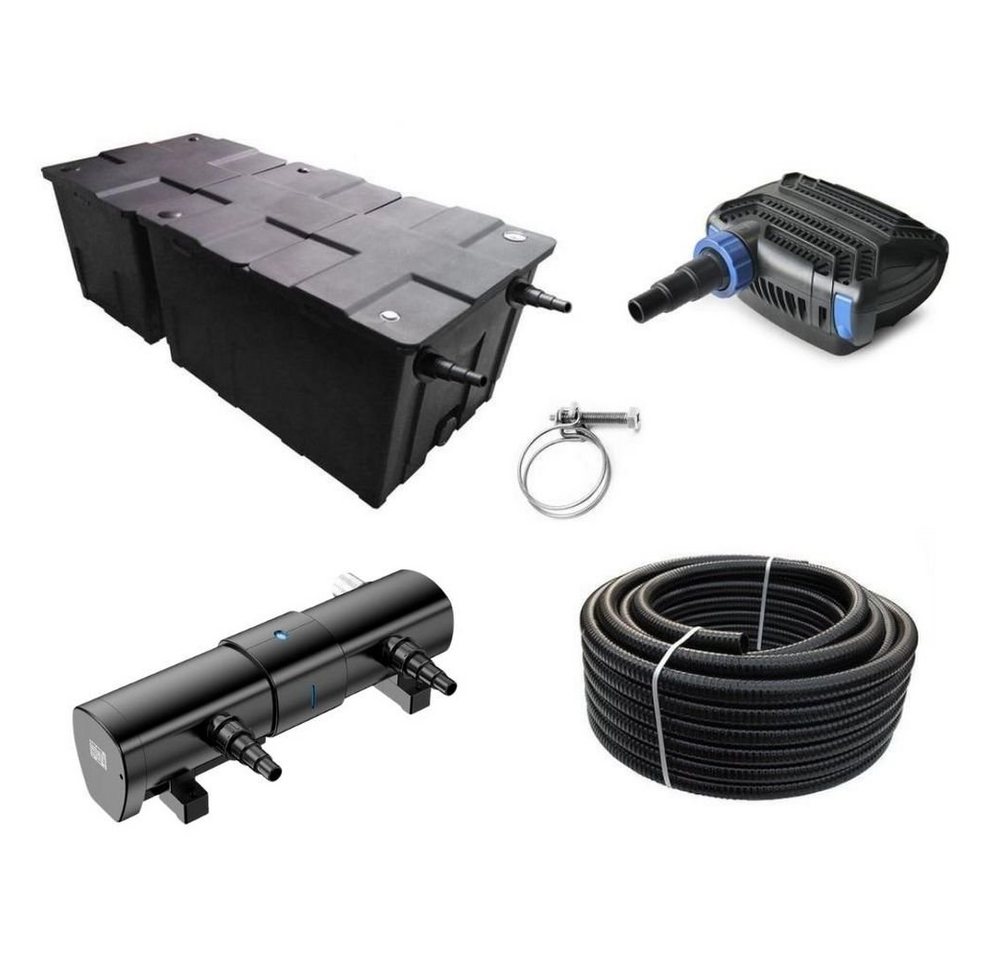 Aquaone Teichfilter AquaOne Teich Filteranlage Set Nr.80 CBF 550B Kammerfilter 30W Eco Teichpumpe UV Klärer 110 Watt! Teichgröße bis 90000l Teichschlauch Aquaone Teichfilter AquaOne Teich Filteranlage Set Nr.80 CBF 550B Kammerfilter 30W Eco Teichpumpe UV Klärer 110 Watt! Teichgröße bis 90000l Teichschlauch von Aquaone