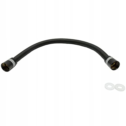 AquaParts Verdrehschutz Brauseschlauch | 40cm | Schwarz | Universal Duschschlauch | Flexibel für die Duschsäule AquaParts Verdrehschutz Brauseschlauch | 40cm | Schwarz | Universal Duschschlauch | Flexibel für die Duschsäule von Aquaparts