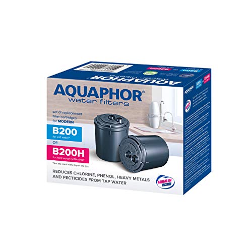 Aquaphor 4600987002149 Pack 2 Kartusche B200H für hartes Wasser, Kunststoff von AQUAPHOR