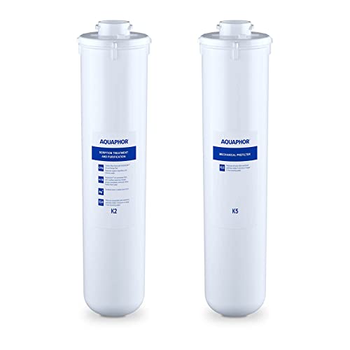 Aquaphor Osmosefilter Osmosefilter Umkehrosmose für Osmoseanlage RO-101S SMALL SERVICE (Set mit 2 Sedimenten + Aktivkohleblock, für RO-203 & RO-101S Morion) von Aquaphor